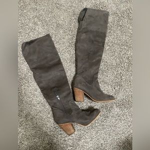 Melrose and Market Over the Knee Suede Boots